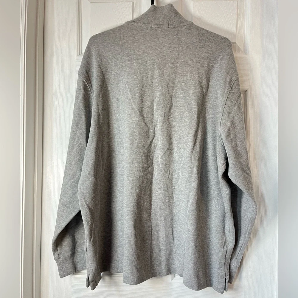 Polo Ralph Lauren gray Quarter-Zip Pullover Sweater Sweatshirt size XXL